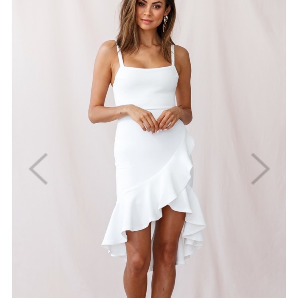 SELFIE LESLIE high low asymmetrical dress